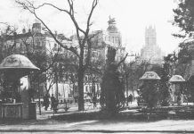MERCEDES En la imagen se ven los jardines de Recoletos en Madrid. Así ilustramos el artículo: Mercedes.